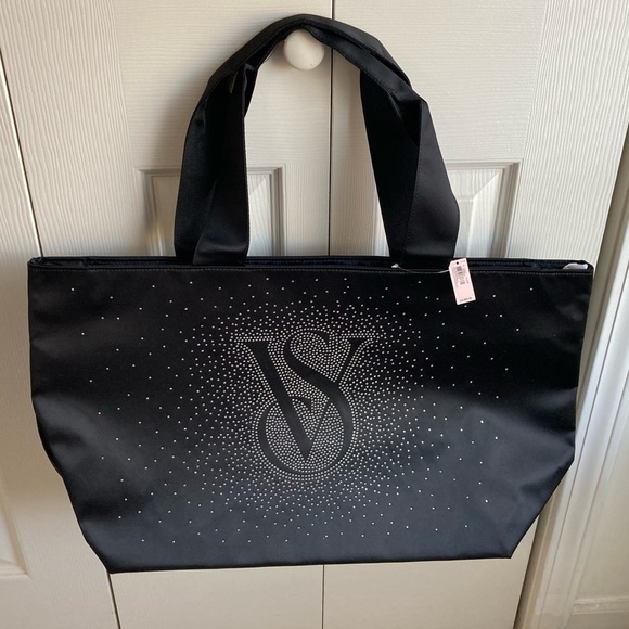 Victoria's Secret Black Tote Bag - Picture 1 of 5